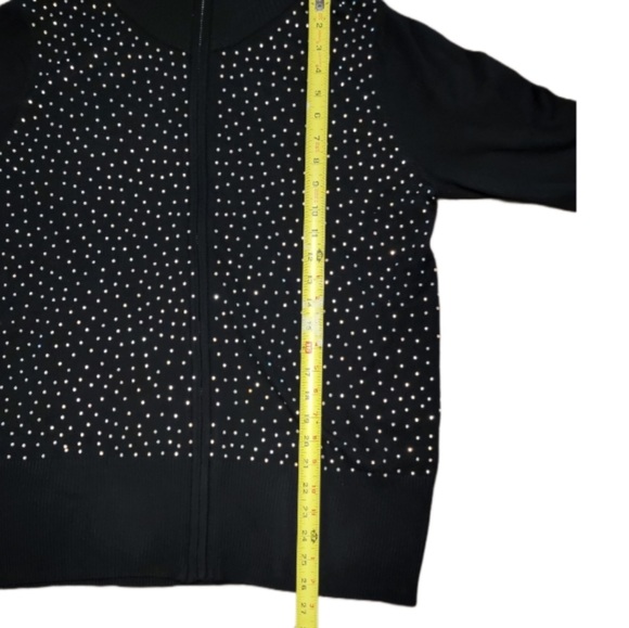 NWOT Lightweight cardigan /jacket with rhinestones - Picture 7 of 11